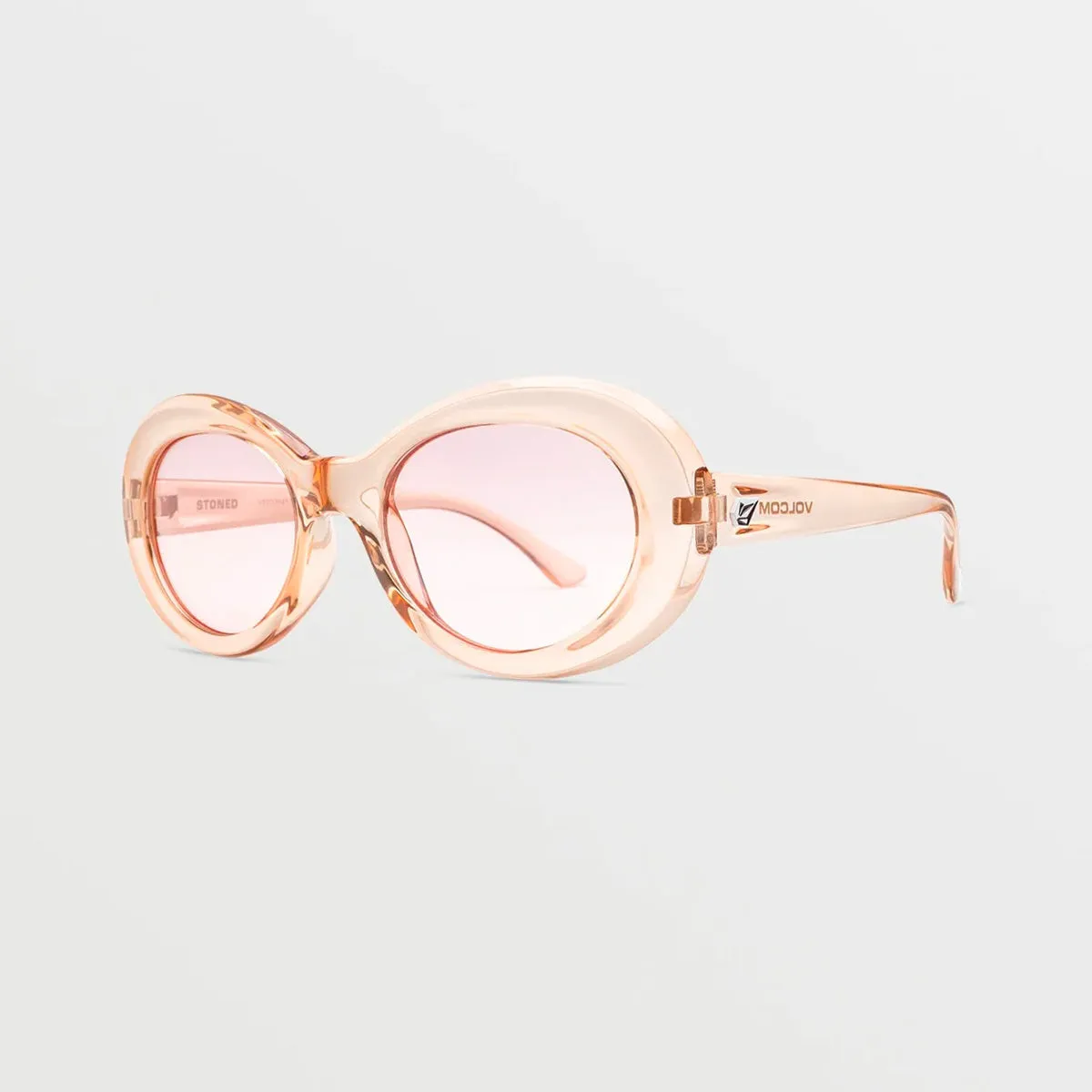 Volcom Stoned Sunglasses Gloss Quail Feather/Pink - Unisex