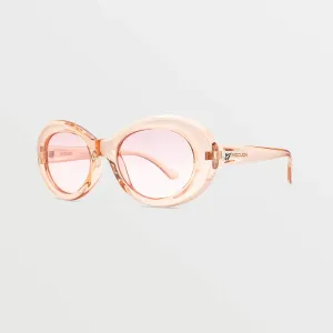 Volcom Stoned Sunglasses Gloss Quail Feather/Pink - Unisex