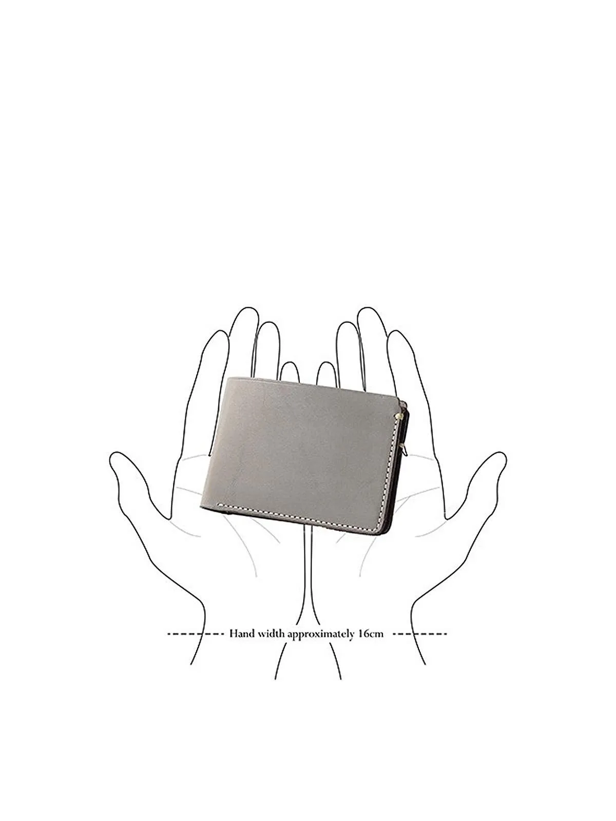 Voyej Caravel IV Grey Compact Wallet