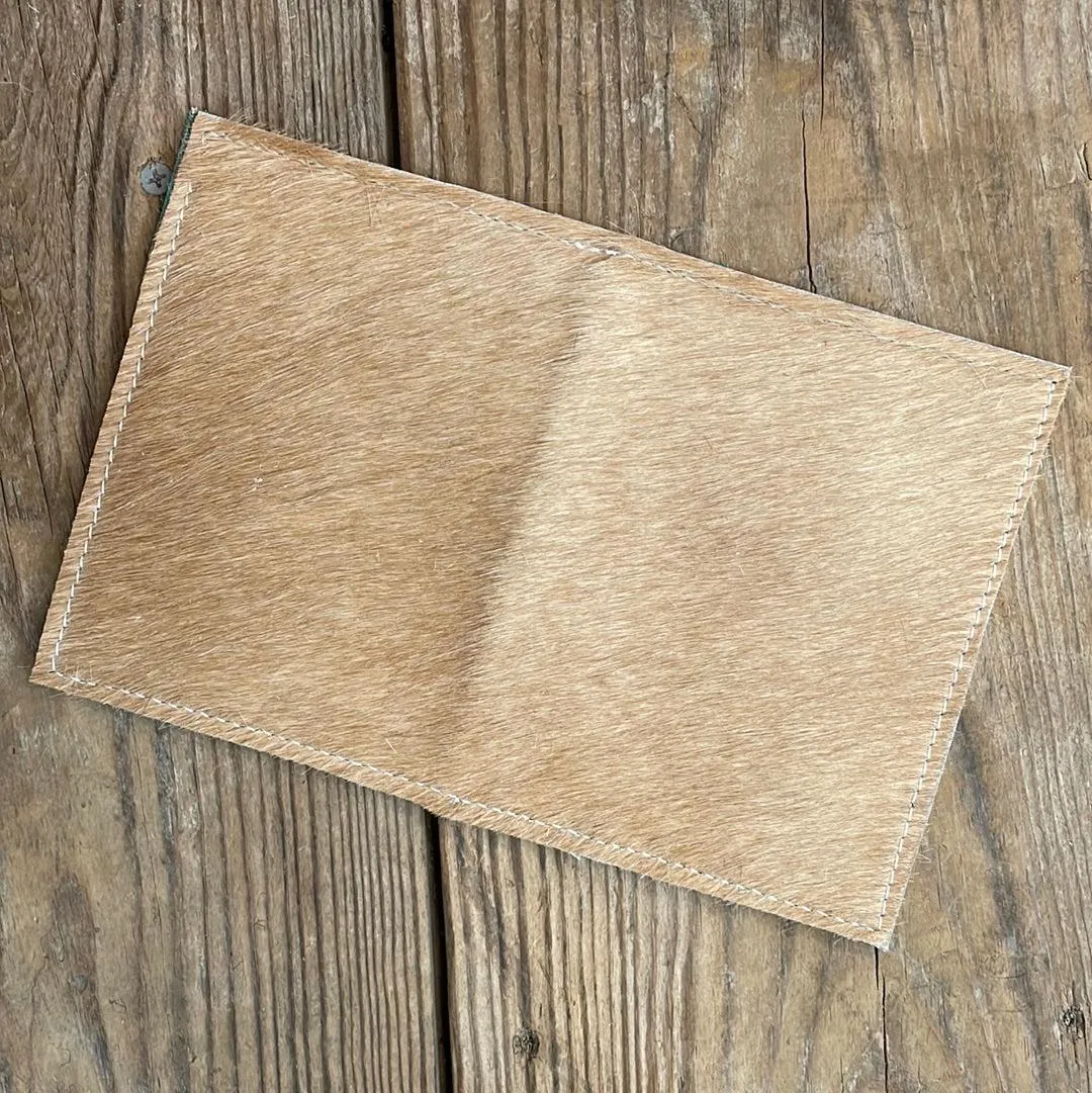 Waylon Wallet - Palomino w/ Patina Skulls