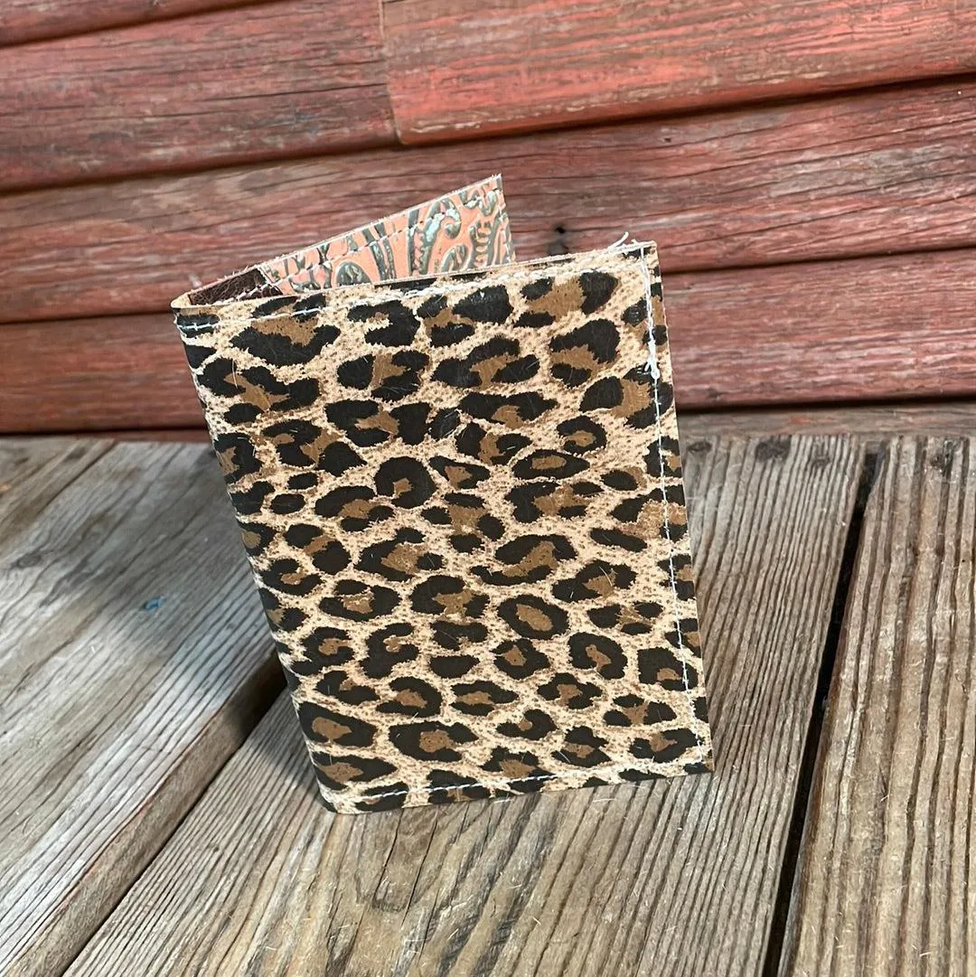 Waylon Wallet -  w/ Leopard Leather