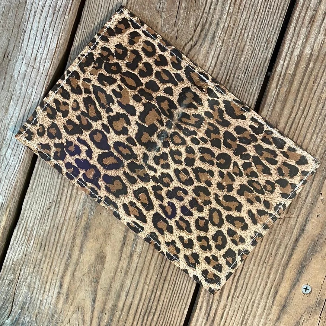 Waylon Wallet -  w/ Leopard Leather