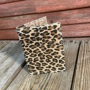 Waylon Wallet -  w/ Leopard Leather