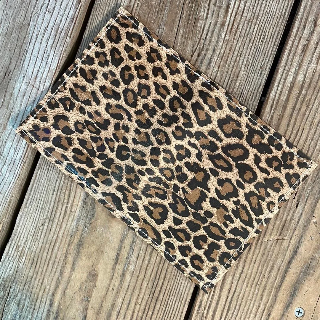 Waylon Wallet -  w/ Leopard Leather