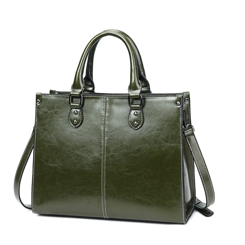 Women Leather Handbag, Full Grain Leather Designer Handbag, Gift For Her