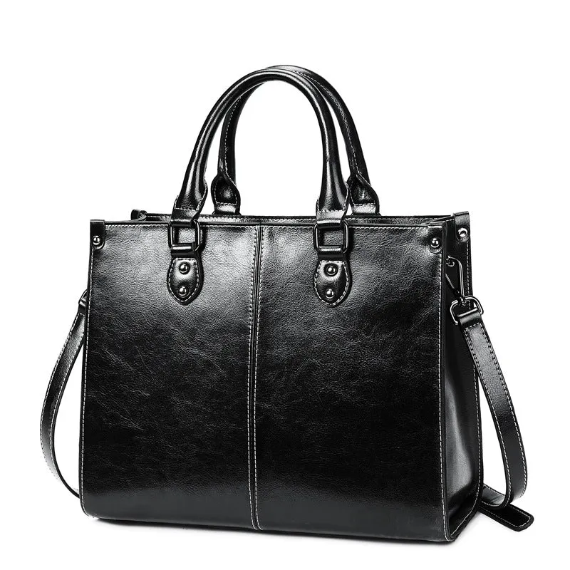 Women Leather Handbag, Full Grain Leather Designer Handbag, Gift For Her