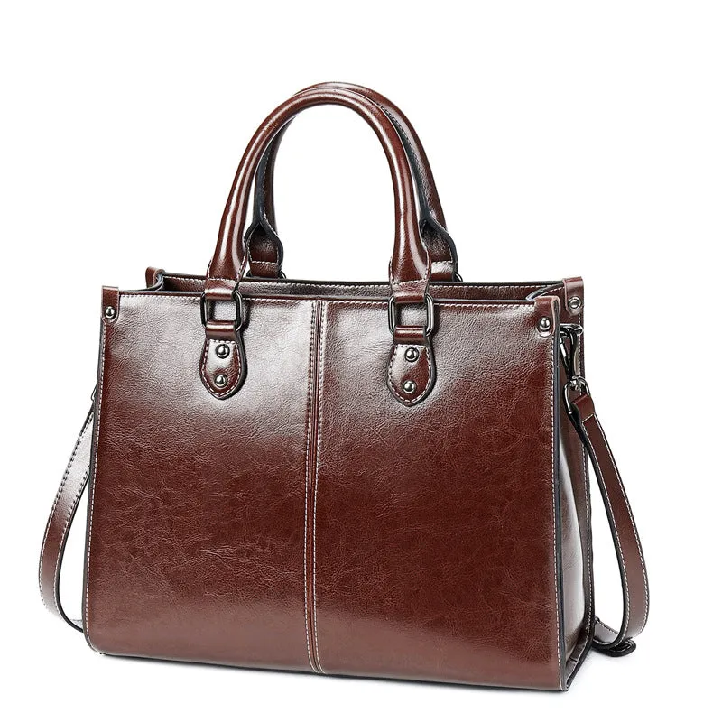 Women Leather Handbag, Full Grain Leather Designer Handbag, Gift For Her