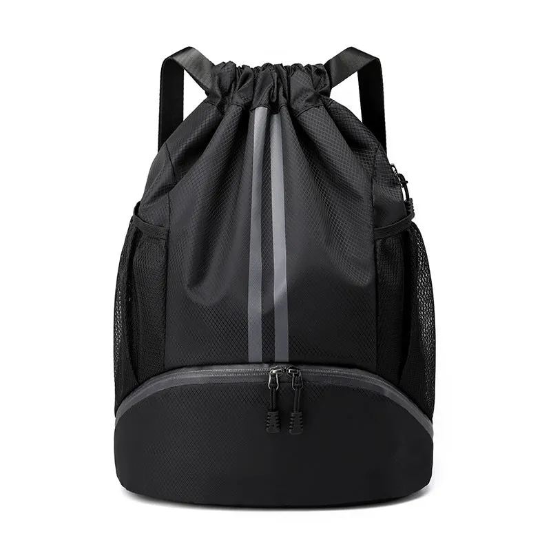 Women's & Men's & Drawstring Lightweight Basketball Oxford Cloth Backpacks