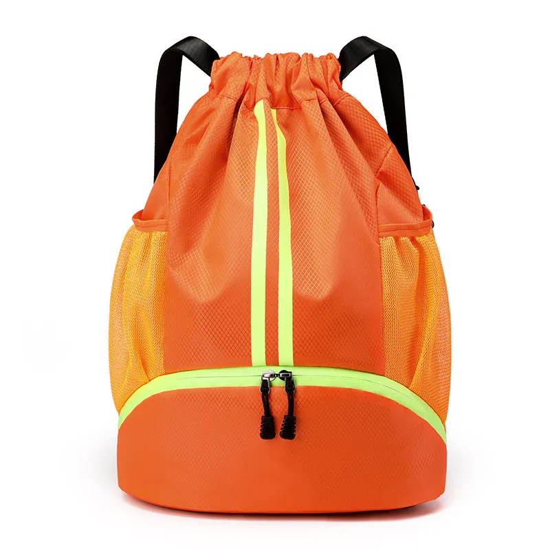 Women's & Men's & Drawstring Lightweight Basketball Oxford Cloth Backpacks