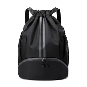 Women's & Men's & Drawstring Lightweight Basketball Oxford Cloth Backpacks