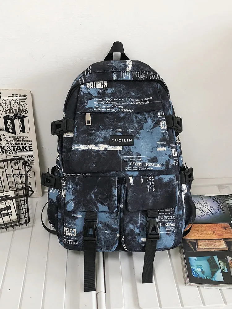 Women's & Men's & Fashion Large Capacity Leisure Korean Backpacks