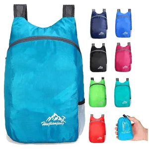 Women's & Men's & Folding Waterproof Storage Skin Ultra Backpacks
