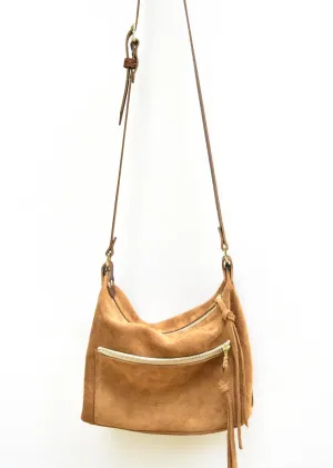 Zoey Suede Crossbody Purse