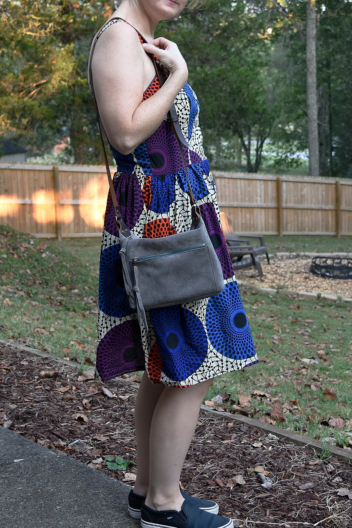 Zoey Suede Crossbody Purse